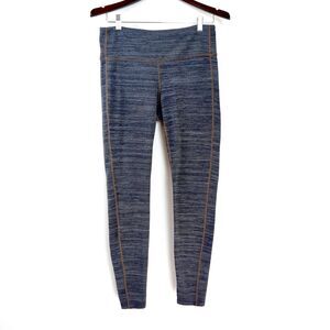 Athleta Size M Space Dye Chaturanga Leggings Mid Rise Heather Gray